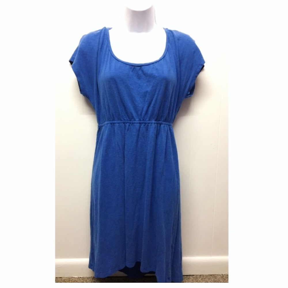Sonoma | Blue Asymmetrical Dress Great Cover-Up •